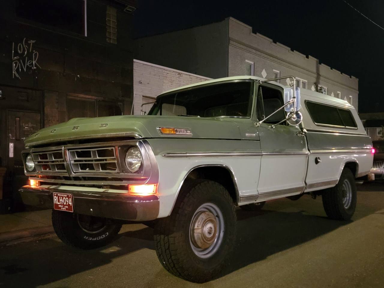 Henry, the 1971 Ford F-250 Camper Special that inspired the Liberty Firewood Camper Special